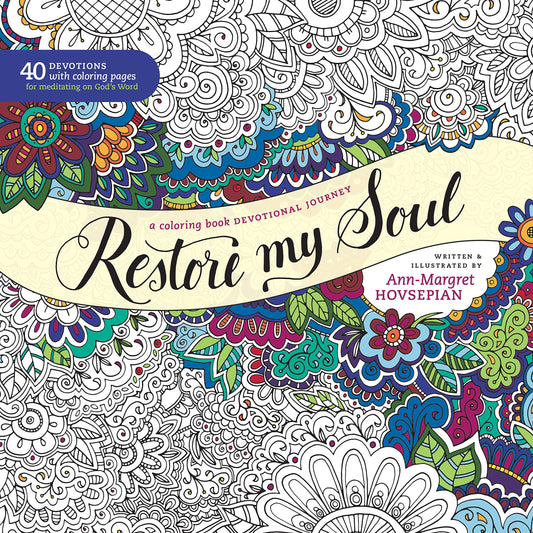 Restore My Soul - devotional colouring book - Save $5!
