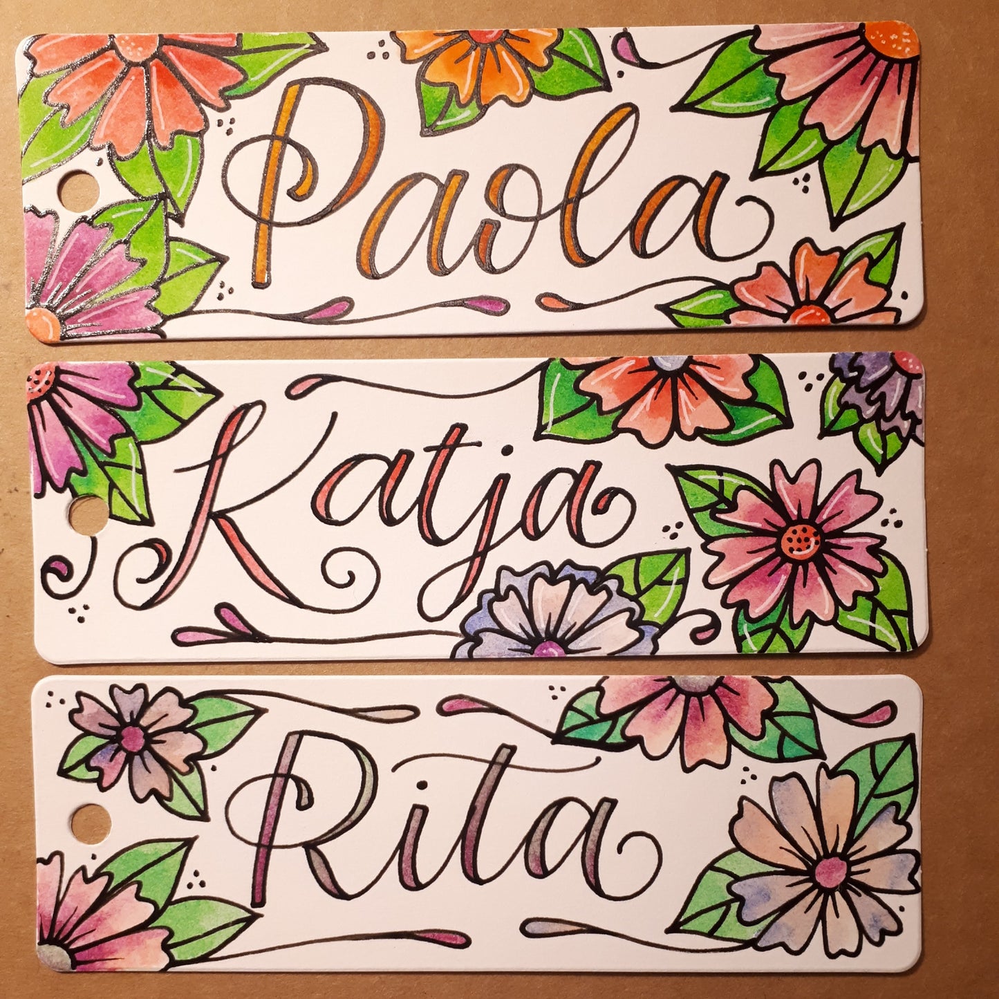 Personalized bookmark (3 styles)