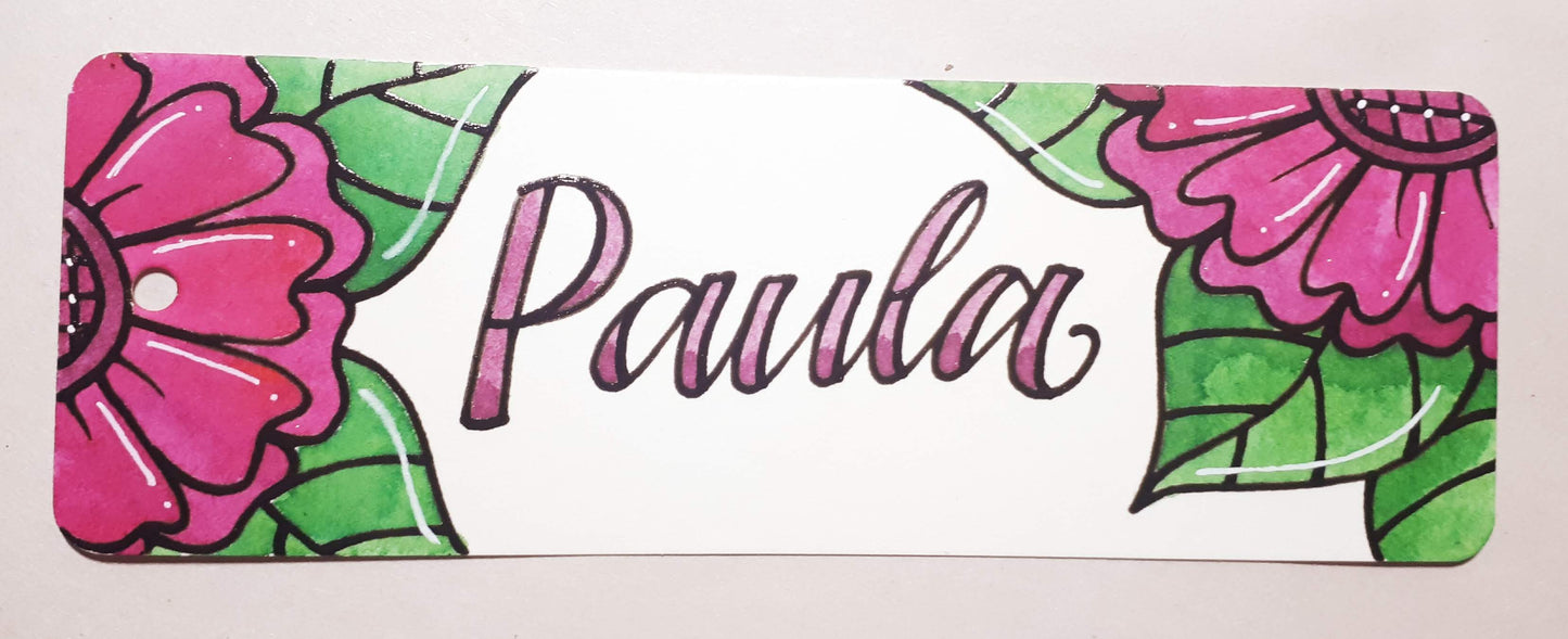 Personalized bookmark (3 styles)