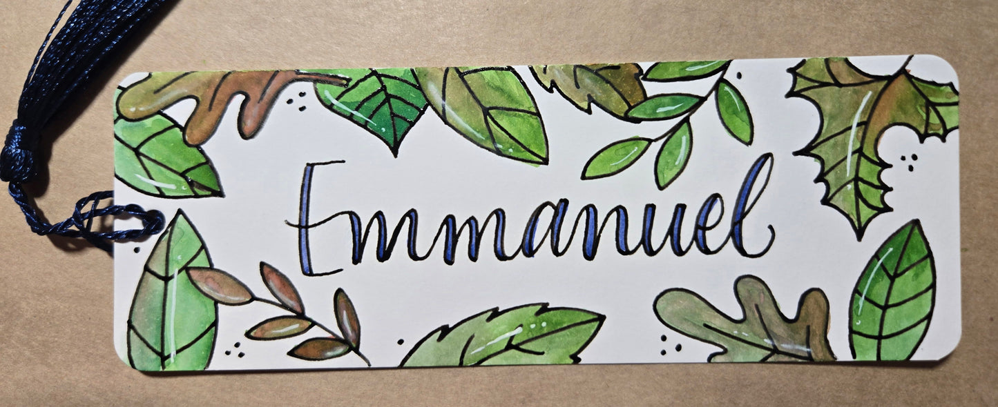 Personalized bookmark (3 styles)