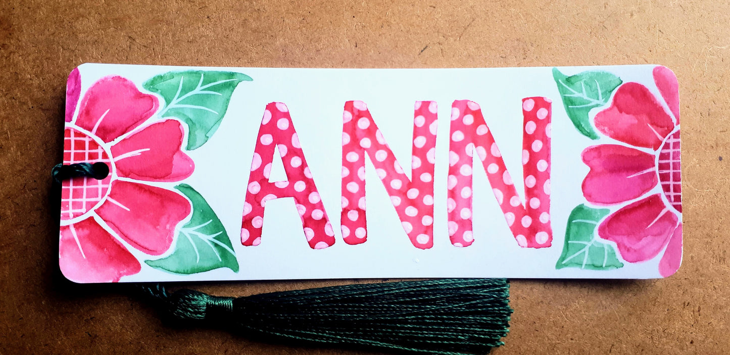 Personalized bookmark (3 styles)