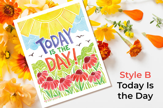 Watercolour All-Occasion Cards - 13 styles