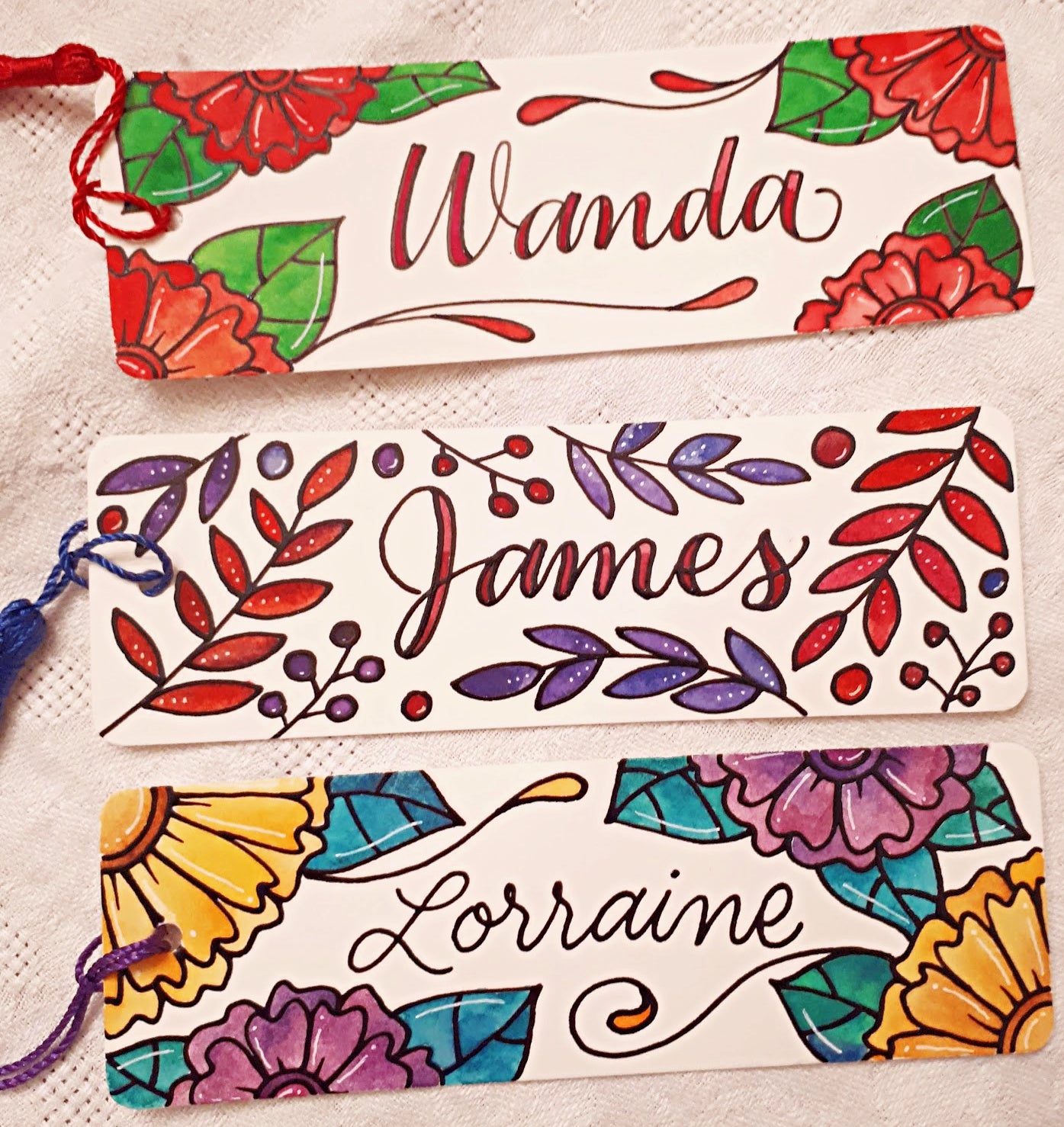 Personalized bookmark (3 styles)