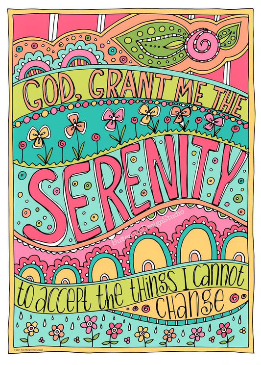 Serenity Prayer art print